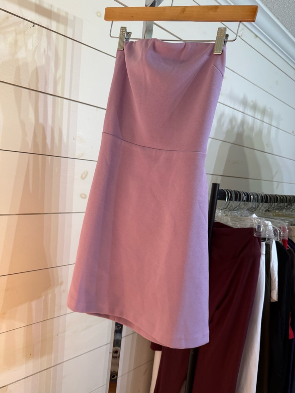 Lulu's Lilac Strapless A-Line Mini Dress